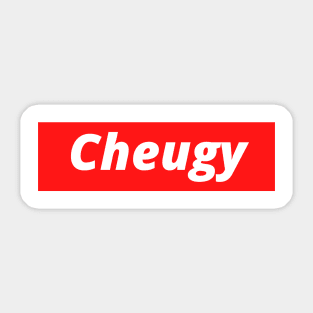 Cheuge red Sticker